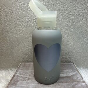 $140 🌙 BKR LUNA HEART 1 LITER, GLASS BOTTLE+SILICONE  500ml 16oz RARE